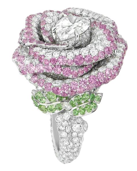 christian Dior rose jewelry